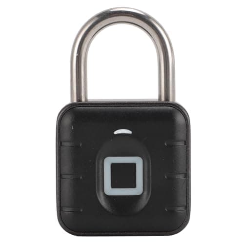 Schimer Keyless Fingerprint Lock Waterproof Slim Biometric Padlock for Suitcases, Backpacks and Gym Lockers (#2) — view 6