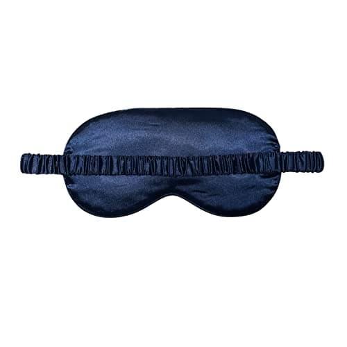 WESTEND CHOICE Sleep Mask 2 Pack Soft Satin Silk Eye Mask for Men Women Eye Blindfold for Travel Light Blocking Night Sleep Mask Comfortable Blackout Sleeping Mask (Navy) — view 2