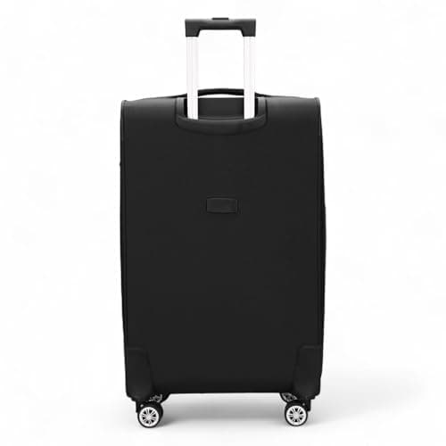 Infinity Leather Medium Suitcase 24" Super Lightweight Expandable Luggage 20% 4 Wheels Spinner 3-Digit Combination Lock Soft Shell Luggage for 15 to 20kg — view 6