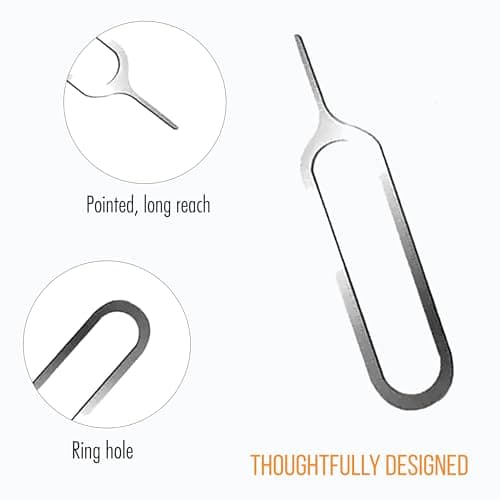 TYGA SIM Card Tray Removal Tool, Universal, Pack of 3 — view 5