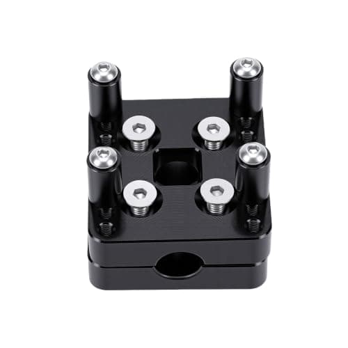 aqxreight 12mm GPS Mount Bracket, CNC Machined Aluminum with AMPS Hole Pattern, Compatible with Zumo XT and QuadLock for R1200 1250 GS GSA 2014-2022 Tenere 700
