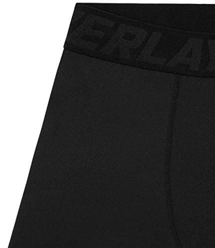 PowerLayer Men's Compression Base Layer Shorts Thermal Shorts Underwear - Black Stealth, S — view 3