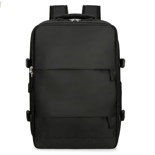 YYKSYDPT Travel Backpack,Mens Womens Waterproof Anti-Theft Carry on Backpacks with Shoes Compartment and Wet Pocket, for Travelling Hiking Walking Camping Running Picnic (Black)