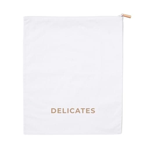 Delicates, Cashmere Wool Sweater Storage Bag Pouch Set with integrated Cedar Wood, Delicates Set of 2 100% Cotton Storage Bags for Delicates, Cashmere and Wool Sweaters