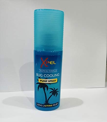 Xpel Bug Cooling Pump Spray Long Lasting Relief Travel Holiday Tropical Formula 70ml