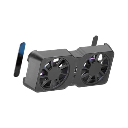 Gettimore Magnetic Back Clip Cooling Fan for Xbox X Steamdeck for legion Go, Portable 15x8x3.5cm Handheld Console Cooler Overheat Protection