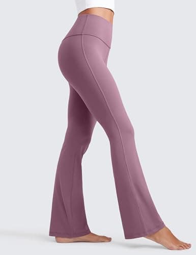 CRZ YOGA Butterluxe Flare Leggings 32" Light Lavender 12 — view 3