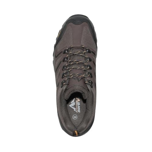 NORTIV 8 Men's 160448-low Brown Black Tan Low Rise Waterproof Hiking Shoes Size 10 US/9 UK — view 3