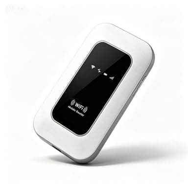 Unlocked 5G Pocket WiFi Hotspot Router, Wide Coverage Up to 3000 Sq.ft, Plug and Play Multi-Device Cellular Modem for Family Indoor, Road Trip, Camping & Remote Working