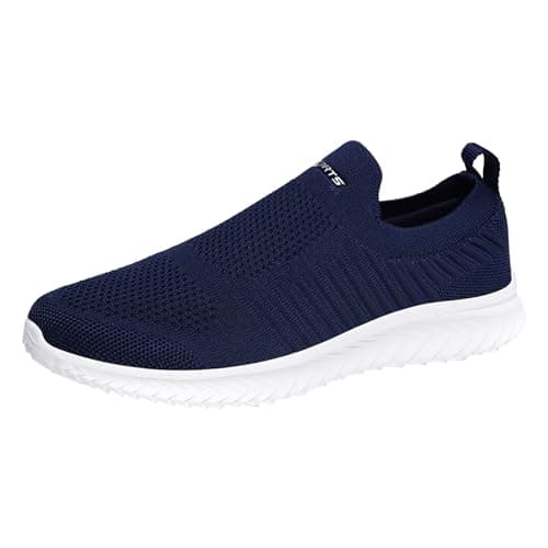 Walking Shoes Mens Light Weight, Trainers Men Barefoot, Loafer Shoes Slip On Sneakers With Anti Slip Soles Lightweight Walking Shoes Athletic Running Shoes Gym Workout Shoe With Arch Support