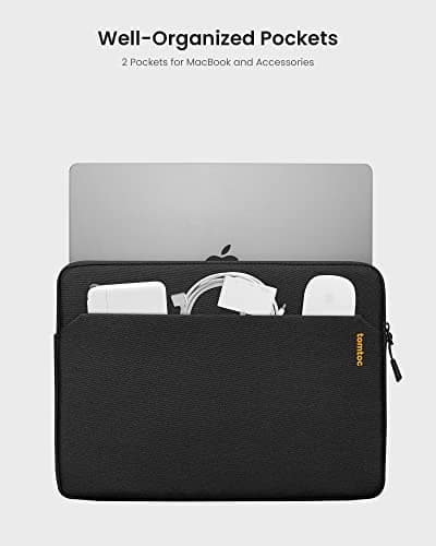 tomtoc Slim Laptop Sleeve for New 14-inch MacBook Pro M5 Pro/Max (2026) — view 3