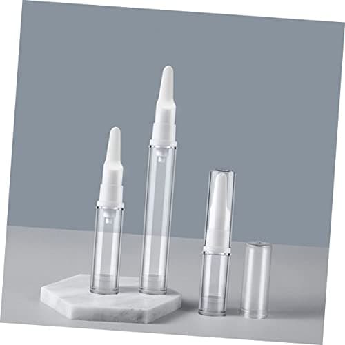 Baluue 8 Pack 15ml Airless Cosmetic Bottles, Plastic Vacuum Pump Dispensers for Eye Cream, Lotion and Moisturiser, Refillable Containers for Travel Skincare — view 4