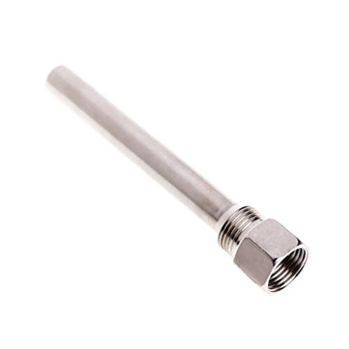 Fits for Temperature Sensors Stainless Steel Thermowell 1/2" NPT Threads for Temperature Sensors Immersion Sleeve Pocket