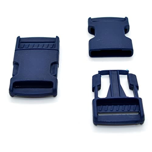 SolaDirect Side Release Buckles Clips for 20 mm Webbing, Luggage, Back Pack/Rucksack, Straps (Blue Navy, 2 pieces) — view 3