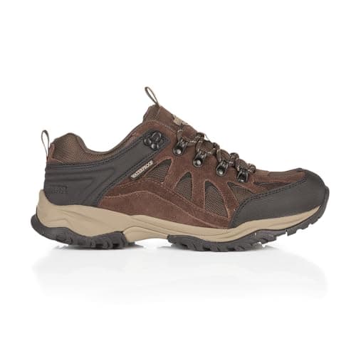 Northwest Territory Steen Men's Waterproof Walking Shoes, Brown, Size 9