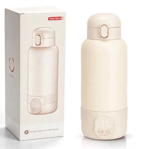Portable Bottle Warmer for Travel 500ml Breast Milk &Water Warmer On-The-Go