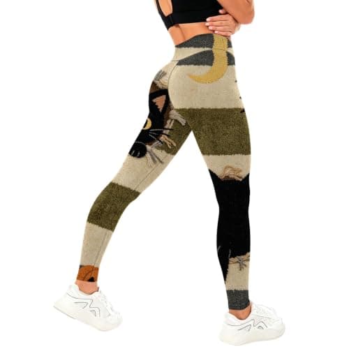 Cable Knit Tights Women - Thermal Leggings Women for Outdoor Wear Rose Gold — view 3