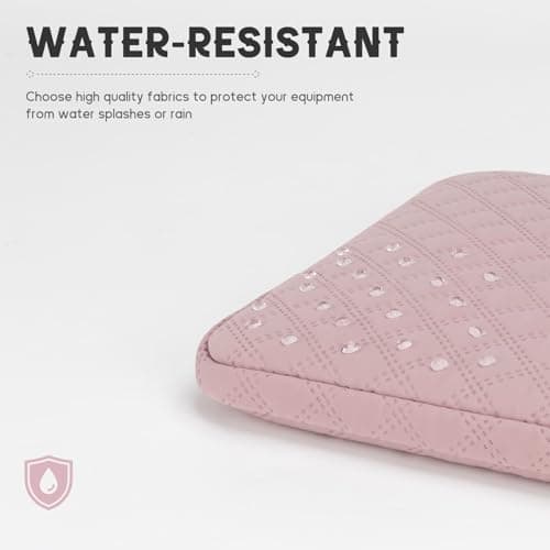Songbala Laptop Sleeve 13-14 Inch Cover Protective Case Compatible with 14” MacBook Pro M3/M2/M1 13-14” Chromebook Notebook Computer, Slim Waterproof Padded Case with Pocket, Pink — view 5