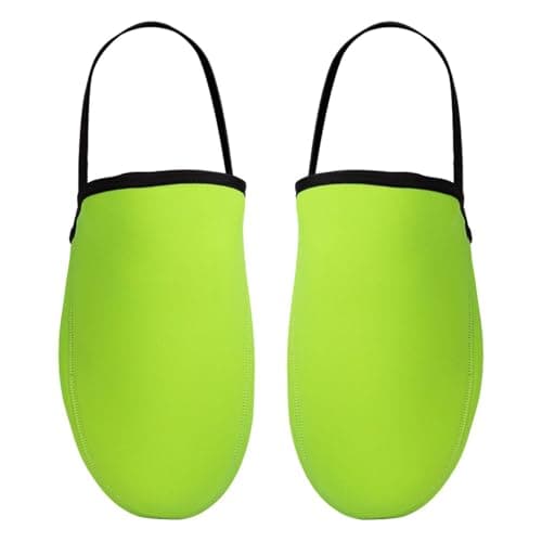 mophrati Water Resistant Half Shoecover Toe Warmers Smart Choice,Green,L
