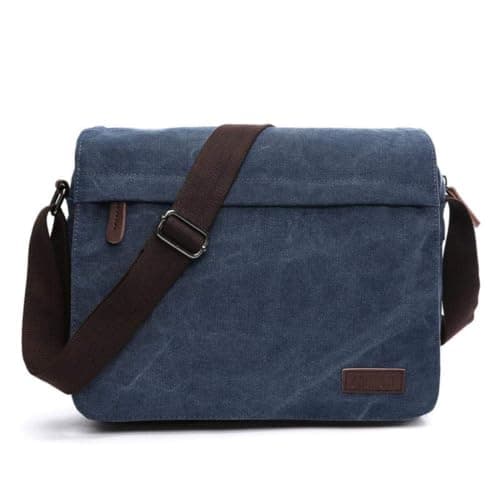 Messenger Bag 13.3 Inch Canvas Crossbody Shoulder Laptop Satchel For Men