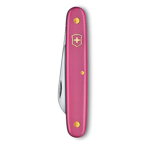 Victorinox Swiss Army Knife Floral Garden Knife Straight Blade Pink — view 6