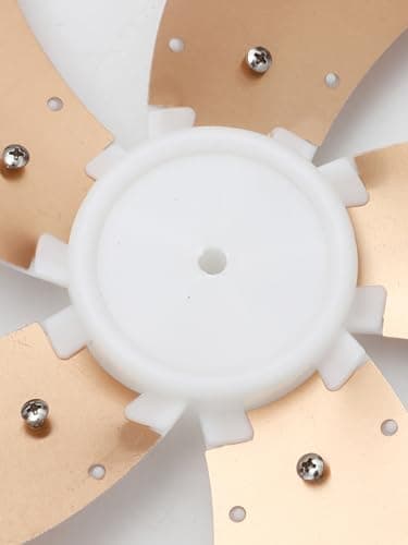Hansber Fan Blade Replacement Part for Yard Trimmings Family Universal Adapters Aluminum Fan Accessories 14 Inch Rose Gold One Size — view 6