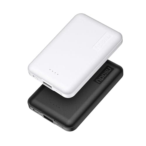 Miady 2-Pack Ultra Slim Portable Charger Power Bank 5000mAh
