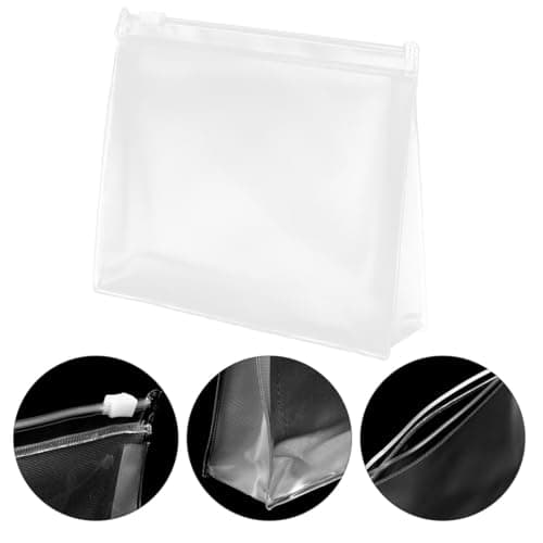 10pcs Travel Toiletry Bag PVC Cosmetic Bag for Camping Fitness Use — view 6