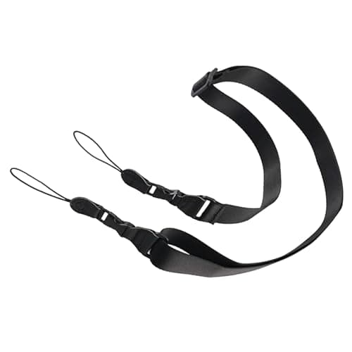 Adjustable Shoulder Strap, Comfortable Quick Release Neck Strap Lanyard for iPad, Tablet Case Camera Binocular Crossbody Laptop Luggage Bag, Black, Medium