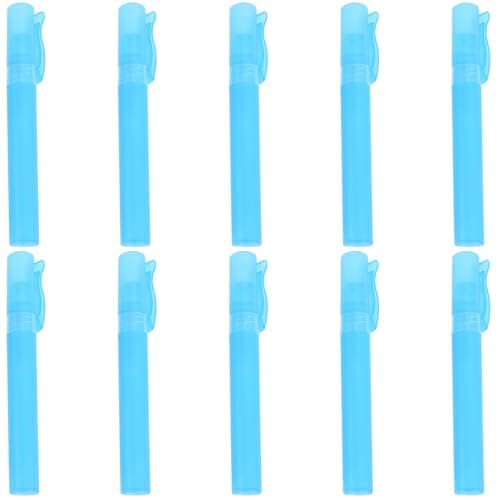 JUMPLAWN 10ml Plastic Spray Bottles Leakproof Refillable Travel Set 10Pcs