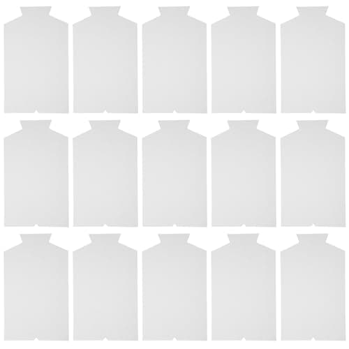 GARVALON Cardboard T-shirt Inserts and Shirt Packing Folder 22x36cm White Anti-wrinkle Garment Lining Board for Clothing Organization and Shipping 50pcs