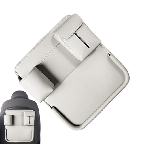 Children's Travel Tray Faux Leather Foldable Multifunctional Car Accessories