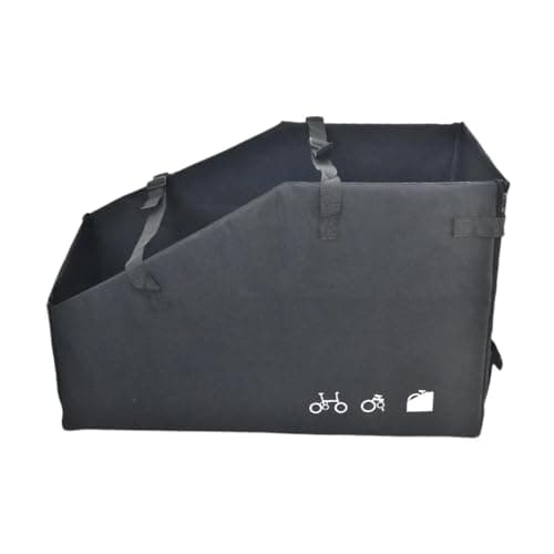 mophrati Easy To Folding Bike Travel Case Bike With Confidence Wherever Go Store Bicycle Safely Folding Storage Bag With Portable Handle Birthday Car Trunk Storage Box Oxford