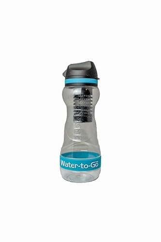 Water-to-Go Leakproof Water Filter Bottle & Purifier, 500ml, Blue