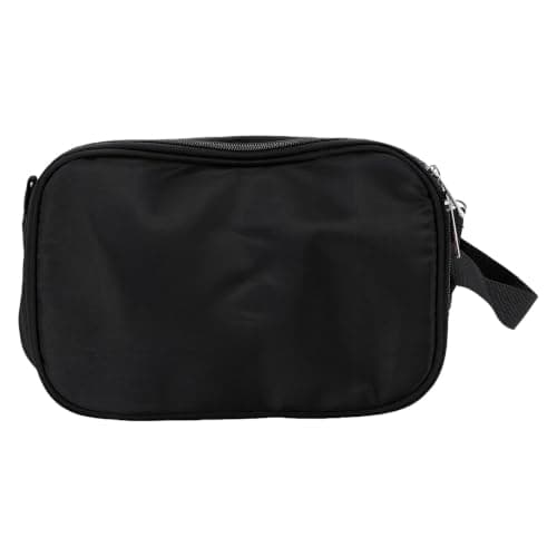 Annadue Travel Toiletry Organizer Bag for Men Women Cosmetic Pouch (Black)
