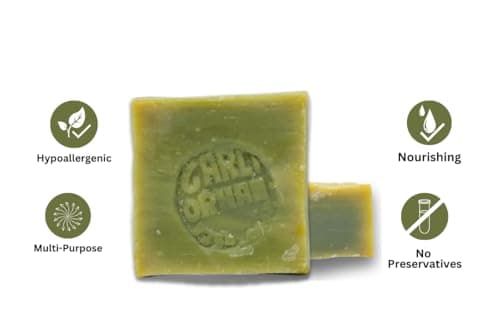 1 Pcs Pure Olive Oil Soap 100% Natural Turkish Bar, Scent Free,Handmade, Cruelty-Free, Vegan, Moisturizing for Skin and Hair, Gentle on Sensitive Skin, Eco-Friendly — view 5