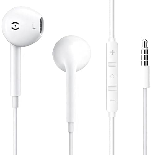3.5 mm headphones In-Ear Earphones,Control Compatible with iPhone Samsung