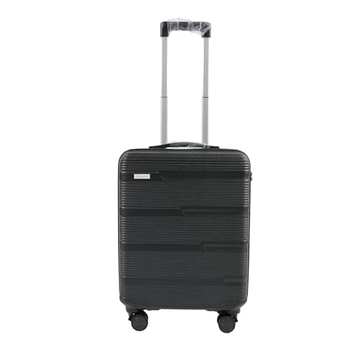 LUGJET 55x40x20 Ryanair Priority Cabin Suitcase, Also for EasyJet, Jet2, Lightweight,ABS Hard Shell, Durable 4-Wheel Cabin Case, Carry-On Size 10kg Hand Luggage, Travel Bag