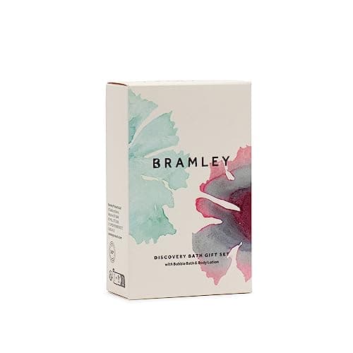 Bramley Discovery Bath Set, 2x100ml, Contains 100ml Bubble Bath and 100ml Body Lotion, Natural Fragrance with Essential Oils, Sustainable Gift Set — view 3