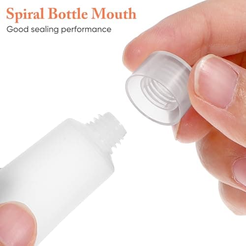 RORPOIR 50Pcs 10ml White PVC PP Leakproof Lotion Tubes — view 3
