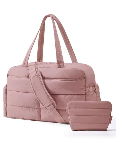 bagsmart 31L Travel Gym Duffle & Wet Pocket, Weekend Overnight Carry on Bag