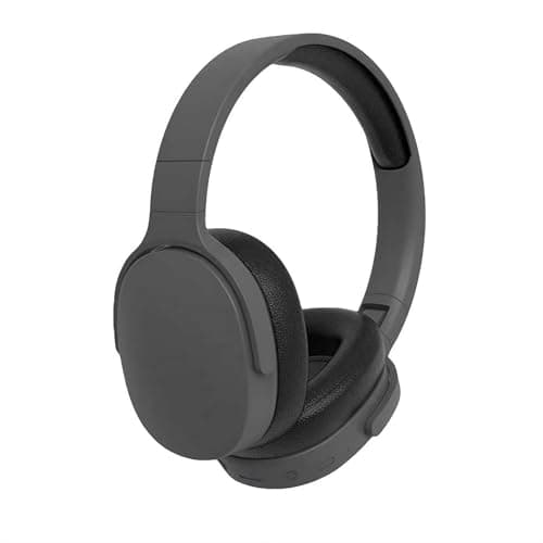 Wireless Headphones, Over Ear Headphones, Foldable Noise Cancelling Headset, Lightweight Comfortable for Travel, Office, Gaming and Music (Black)