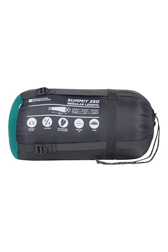 Mountain Warehouse Summit 250 3 Season Sleeping Bag Teal LLR — view 6