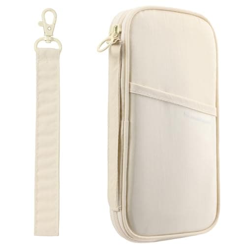 SEPWIK Travel Passport Wallet RFID Family Passport Holder with Hand Strap, Waterproof Travel Document Organizer for Credit Card, Boarding Pass, ID, Money, Flight Tickets Scandihome Series — view 2