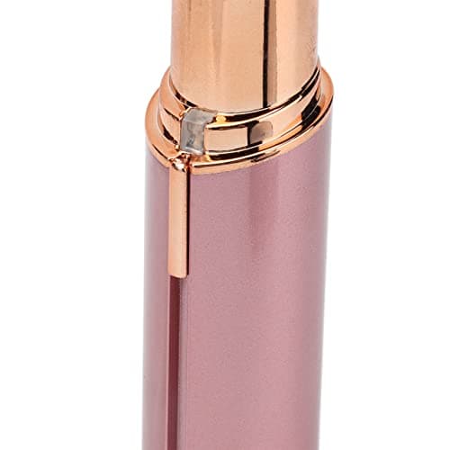 Denash Facial Hair Trimmer, Electric Face for Women, Lipstick Shaped Mini USB Charging Shaver, Portable Hair Remover for Travel Touch Up (Rose Gold UBS) — view 4