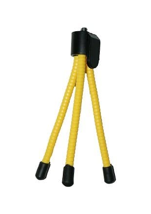 Yellow Colour Flexible Mini Tripod for Sony Bloggie High Definition Handycam Camcorders - COMPATIBLE WITH ALL MODELS - AAA Products