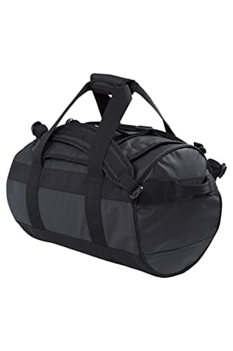 Mountain Warehouse Cargo Bag - 40 litres - Carry Handles, Durable Daypack Rucksack with Full Opening compartments & Carry Handles - All Season Camping, Hiking & Outdoors Black One Size