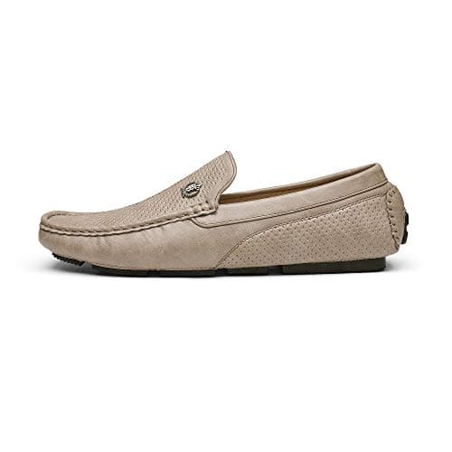 Bruno Marc Men's Driving Loafers Slip-on Shoes,Size 9,Beige,3251314 — view 2