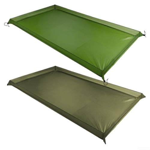 Camping Tent Footprint Tarp, Waterproof Ground Sheet Mat With Pegs — view 4