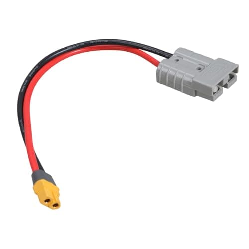 Universal 50A 600V Battery Adapter Cable ADS and Charging Cable with Connector 30cm Length Wide Compatibility Female Power Supply
